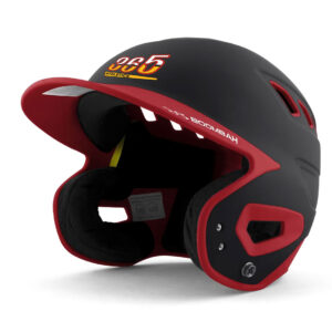 Black and Red Helmet