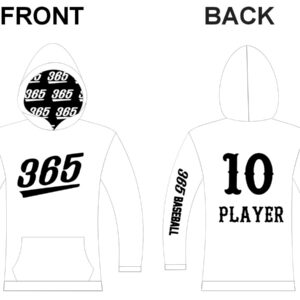 White and Black Hoodie