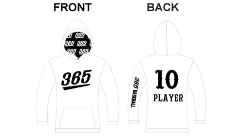 White and Black Hoodie